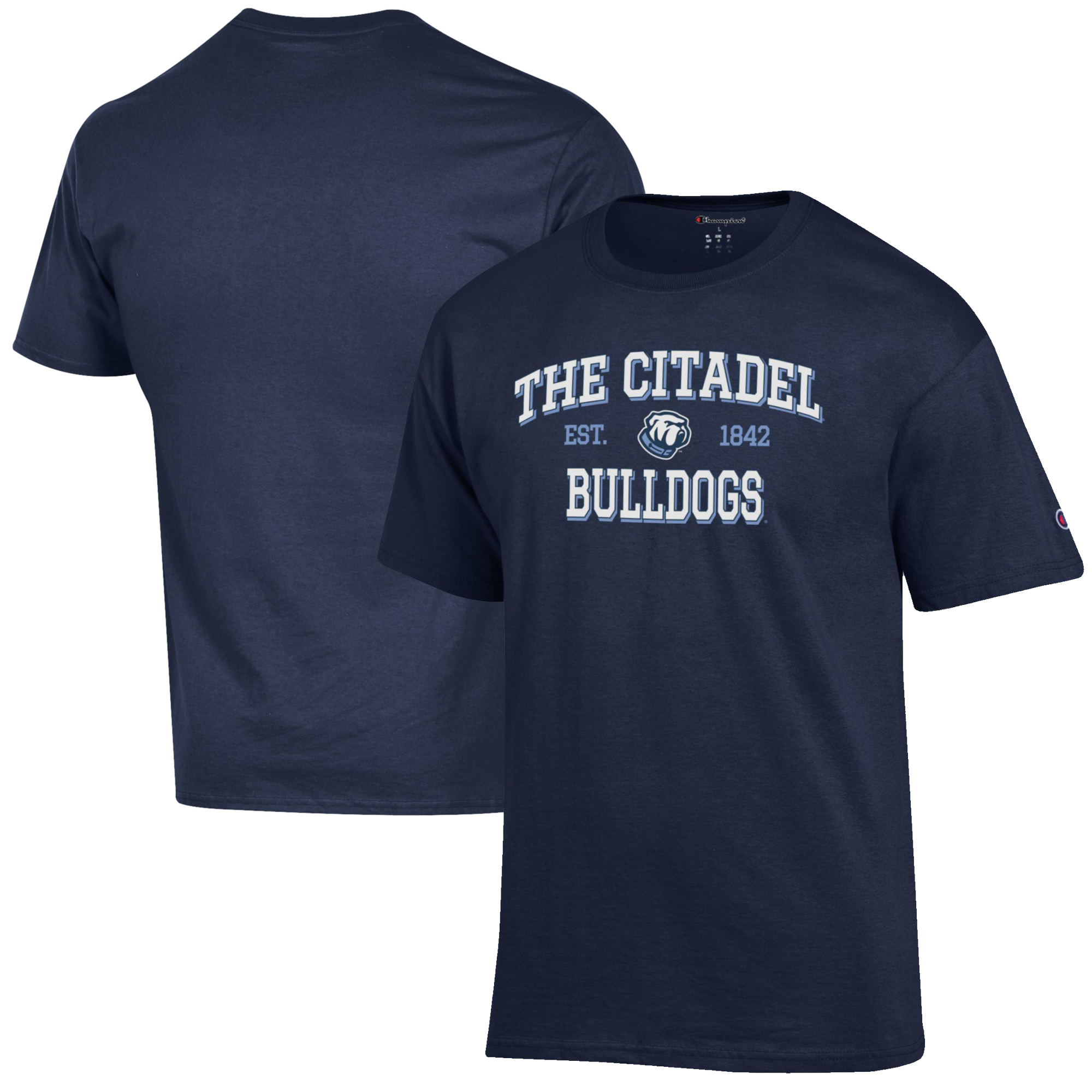 Men’s Champion Navy Citadel Bulldogs Est. Date Jersey T-Shirt Men’s Champion Navy Citadel Bulldogs Est. Date Jersey T-Shirt