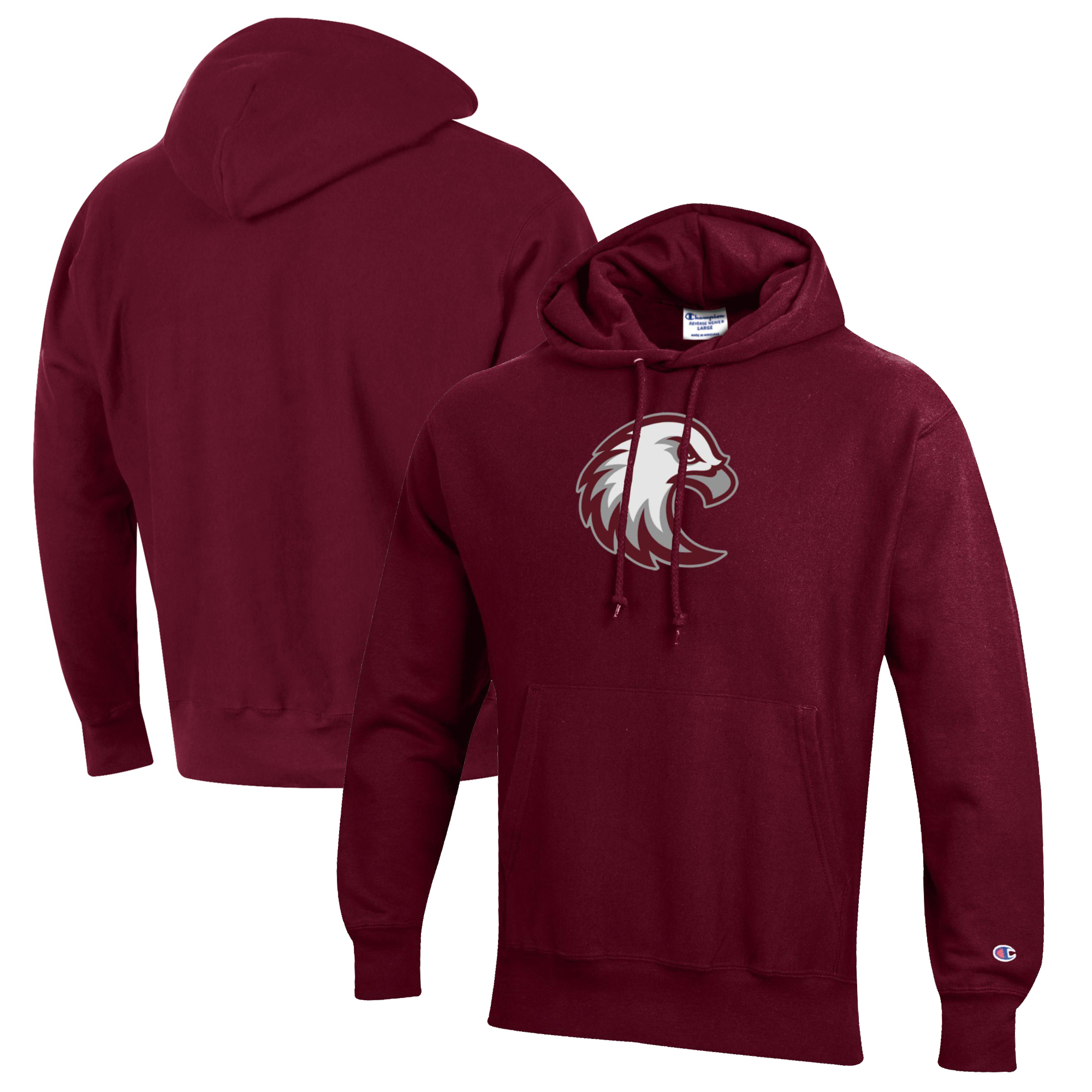 Men's Champion Maroon Augsburg University Reverse Weave Fleece Pullover Hoodie