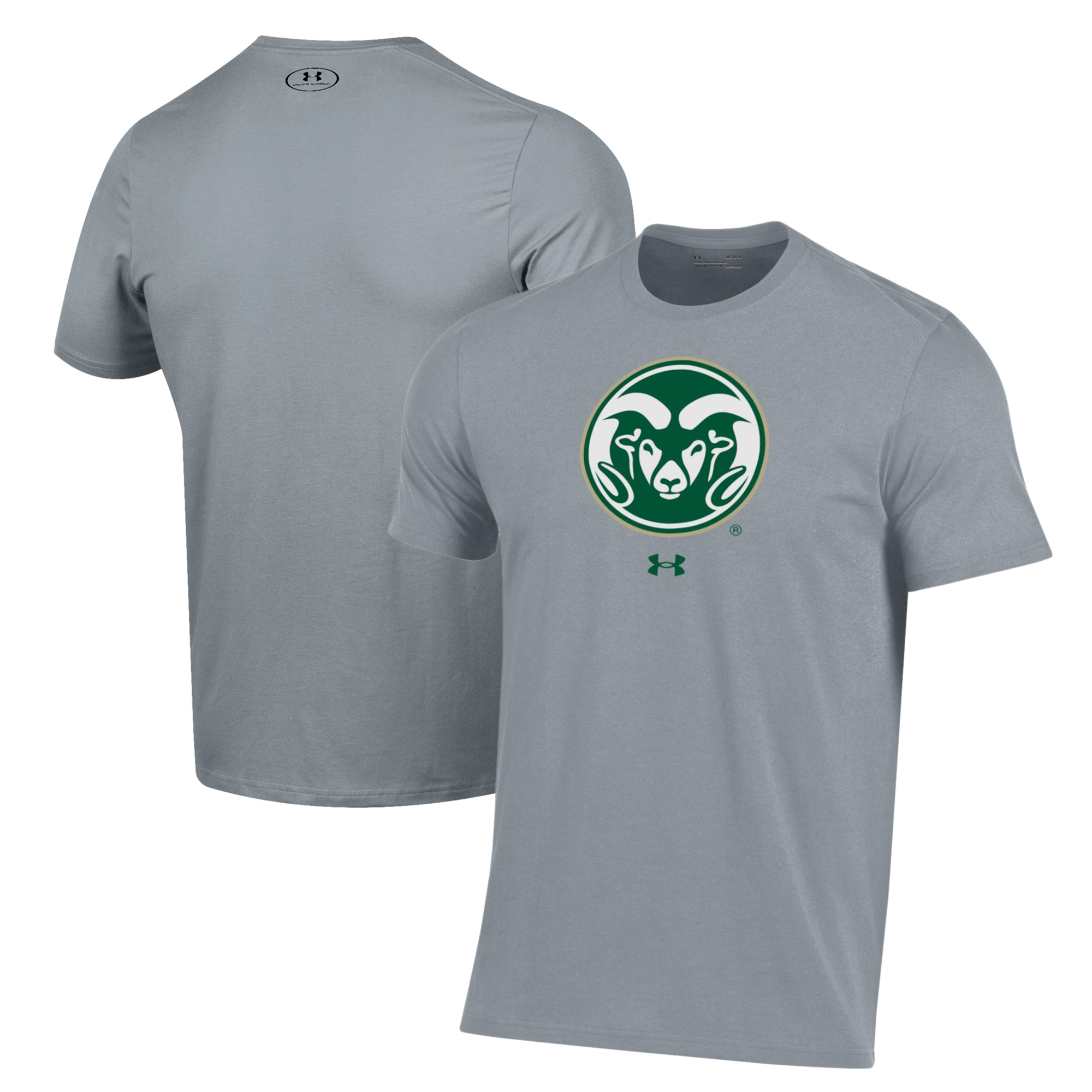Men’s Under Armour Gray Colorado State Rams Performance T-Shirt Men’s Under Armour Gray Colorado State Rams Performance T-Shirt