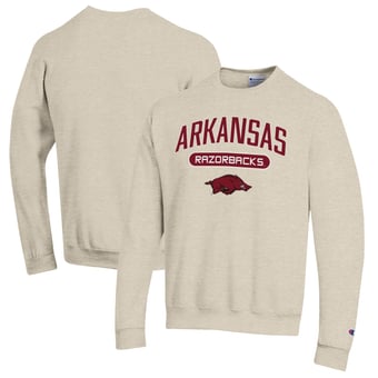 Men's Champion Oatmeal Arkansas Razorbacks