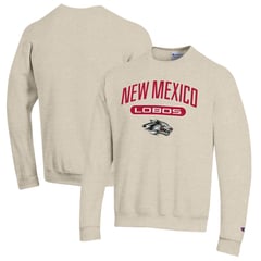 Men's Champion Oatmeal New Mexico Lobos