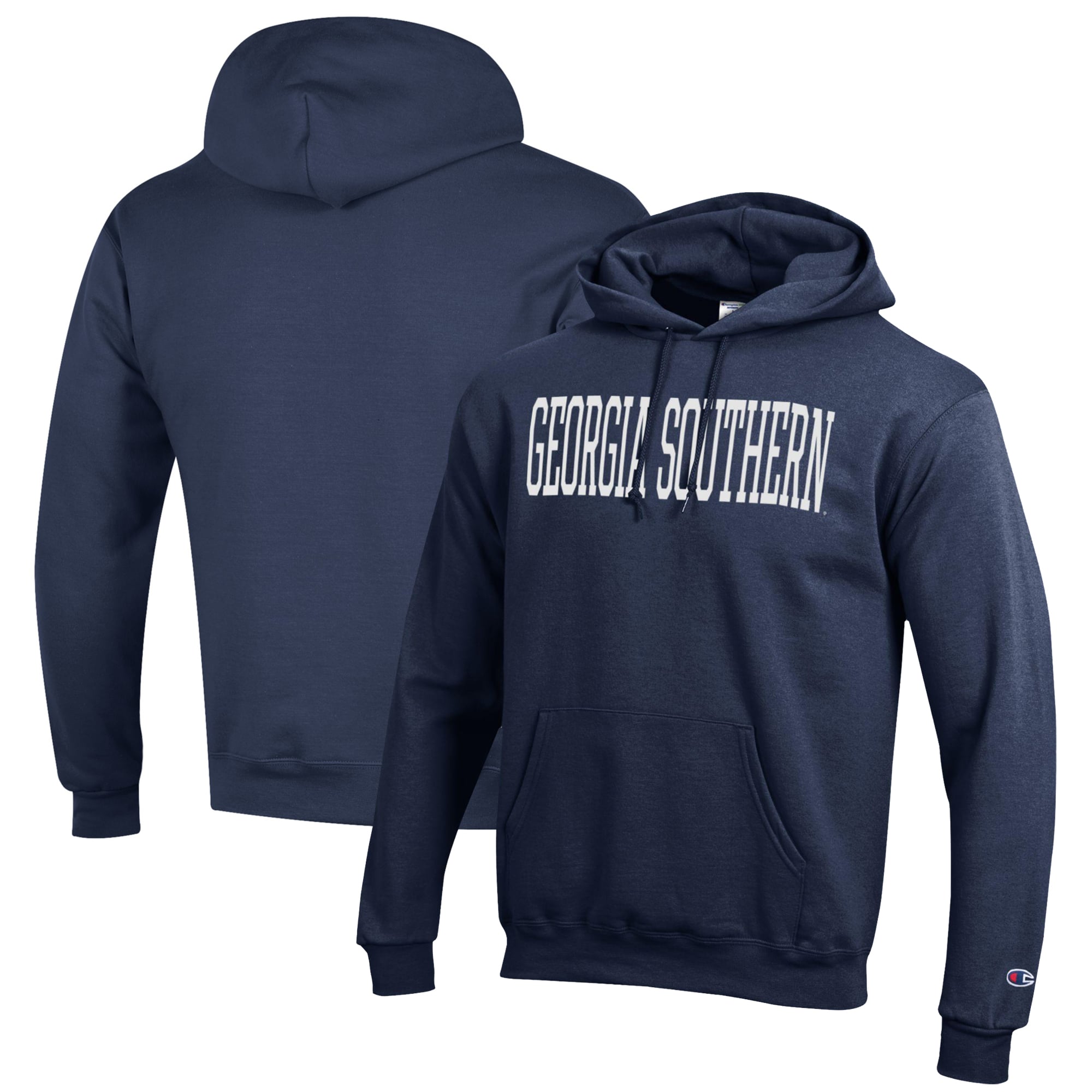 Men's Champion Navy Georgia Southern Eagles Eco Powerblend Pullover Hoodie