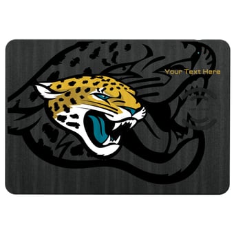 Keyscaper Jacksonville Jaguars Personalized 15W Fast Wireless Charger and Mouse Pad