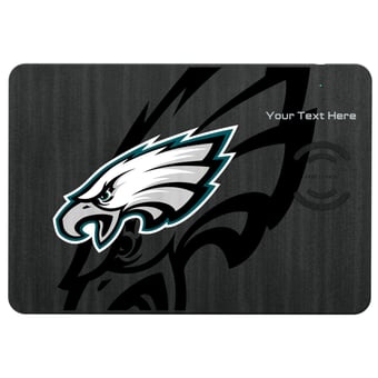 Keyscaper Philadelphia Eagles Personalized 15W Fast Wireless Charger and Mouse Pad