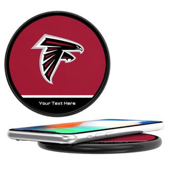 Keyscaper  Atlanta Falcons Personalized 15 Watt Wireless Induction Charger