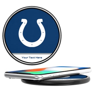 Keyscaper  Indianapolis Colts Personalized 15 Watt Wireless Induction Charger