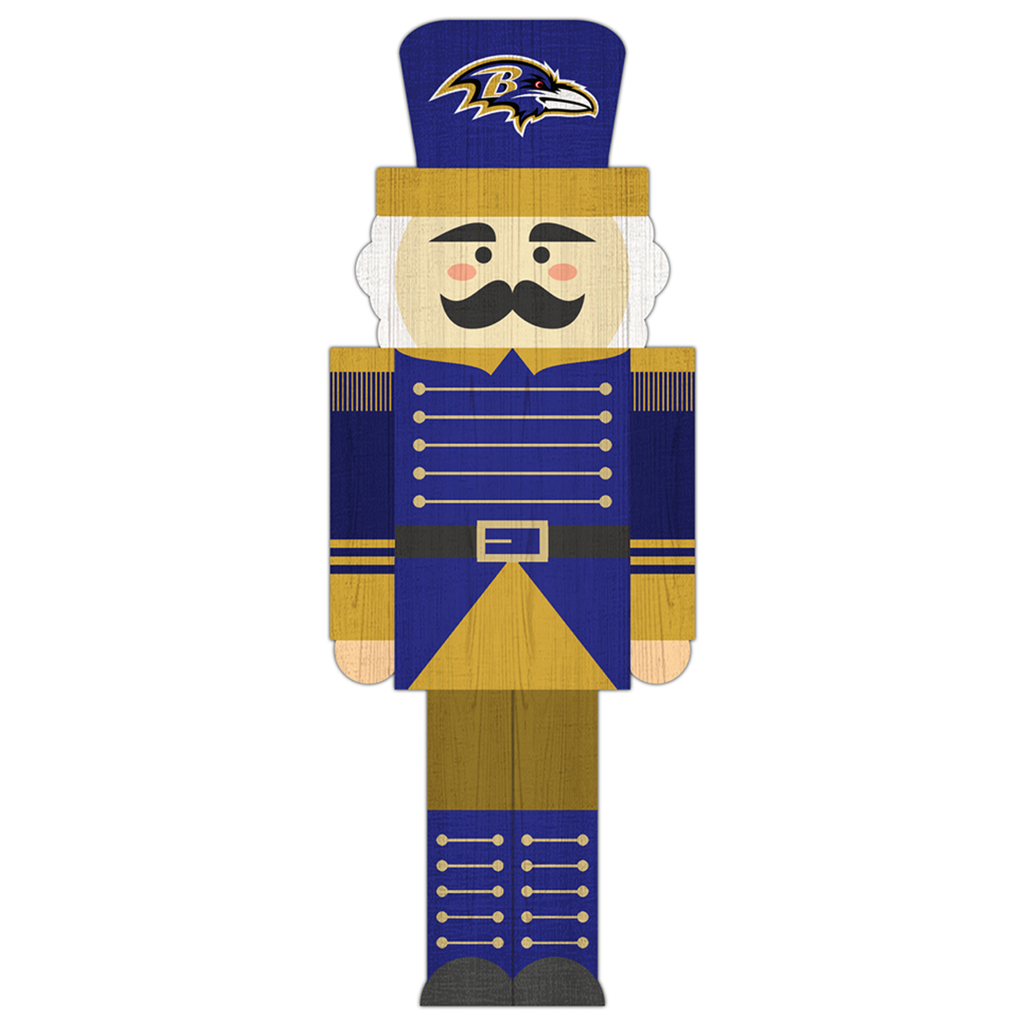 Baltimore Ravens 31'' Nutcracker Leaner