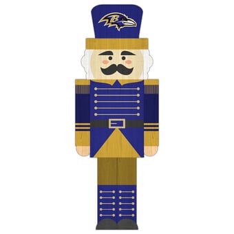 Baltimore Ravens 31'' Nutcracker Leaner