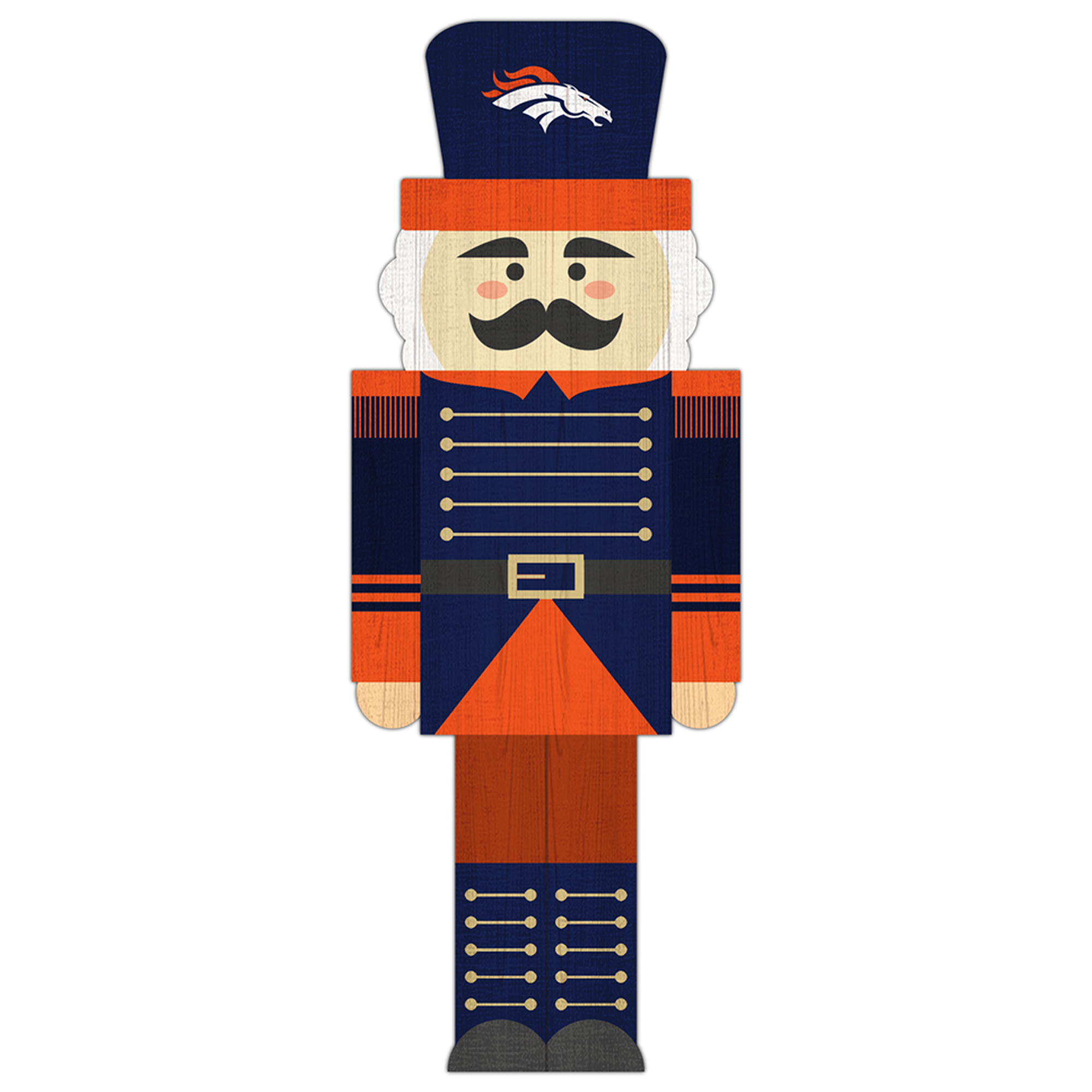 Denver Broncos 31'' Nutcracker Leaner