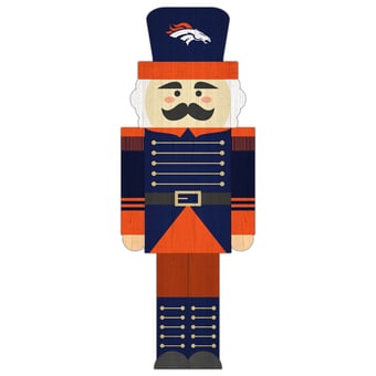 Denver Broncos 31'' Nutcracker Leaner