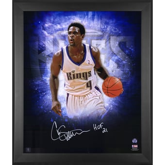 Chris Webber Sacramento Kings Autographed Framed 20" x 24" In-Focus Photograph with "HOF 21" Inscription