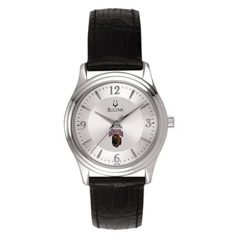 Women's Silver Montana Grizzlies Leather Watch