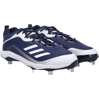 Aaron Judge Navy/White New York Yankees adidas Player-Issued Cleats from the 2021 MLB Season