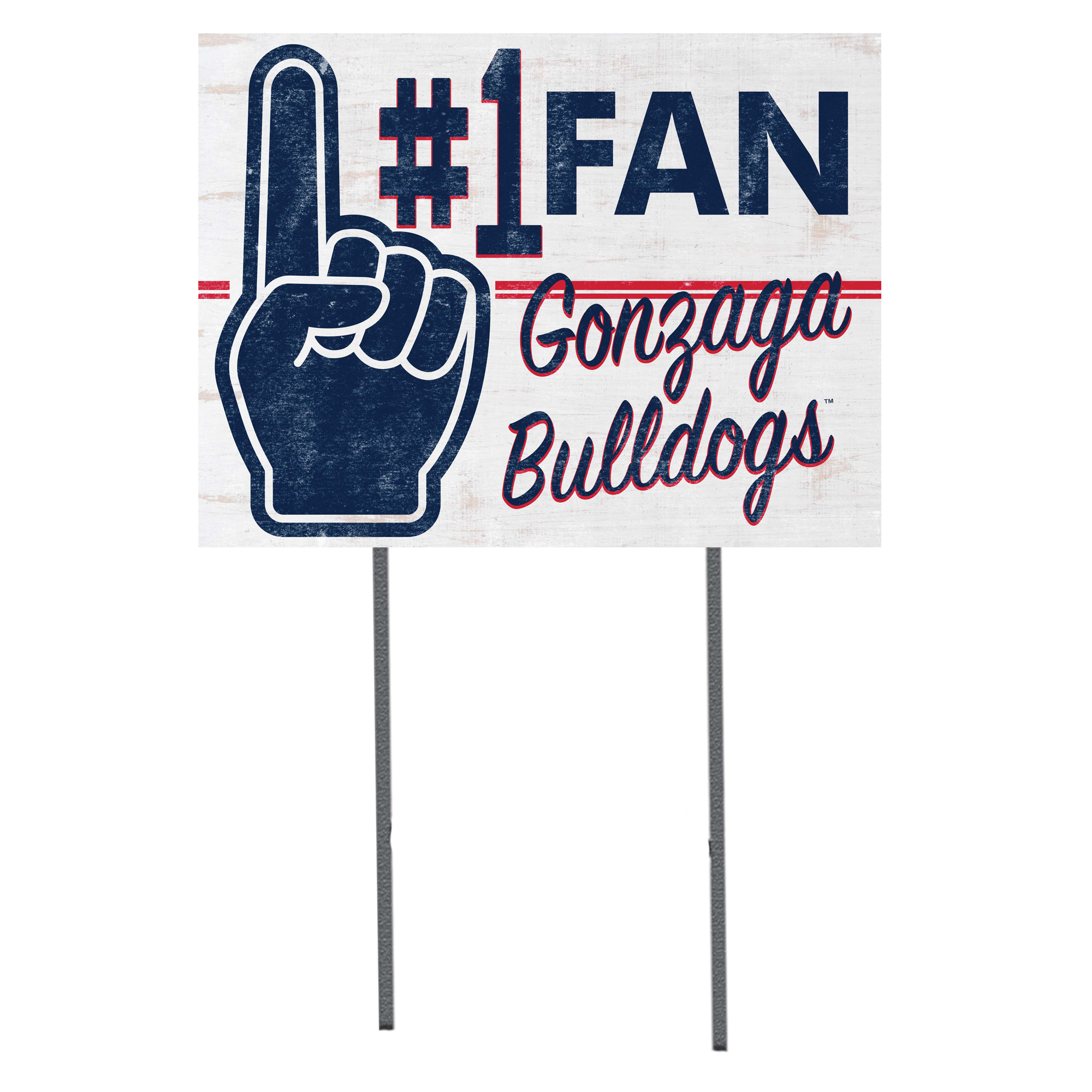 Gonzaga Bulldogs 18'' x 24'' #1 Fan Yard Sign