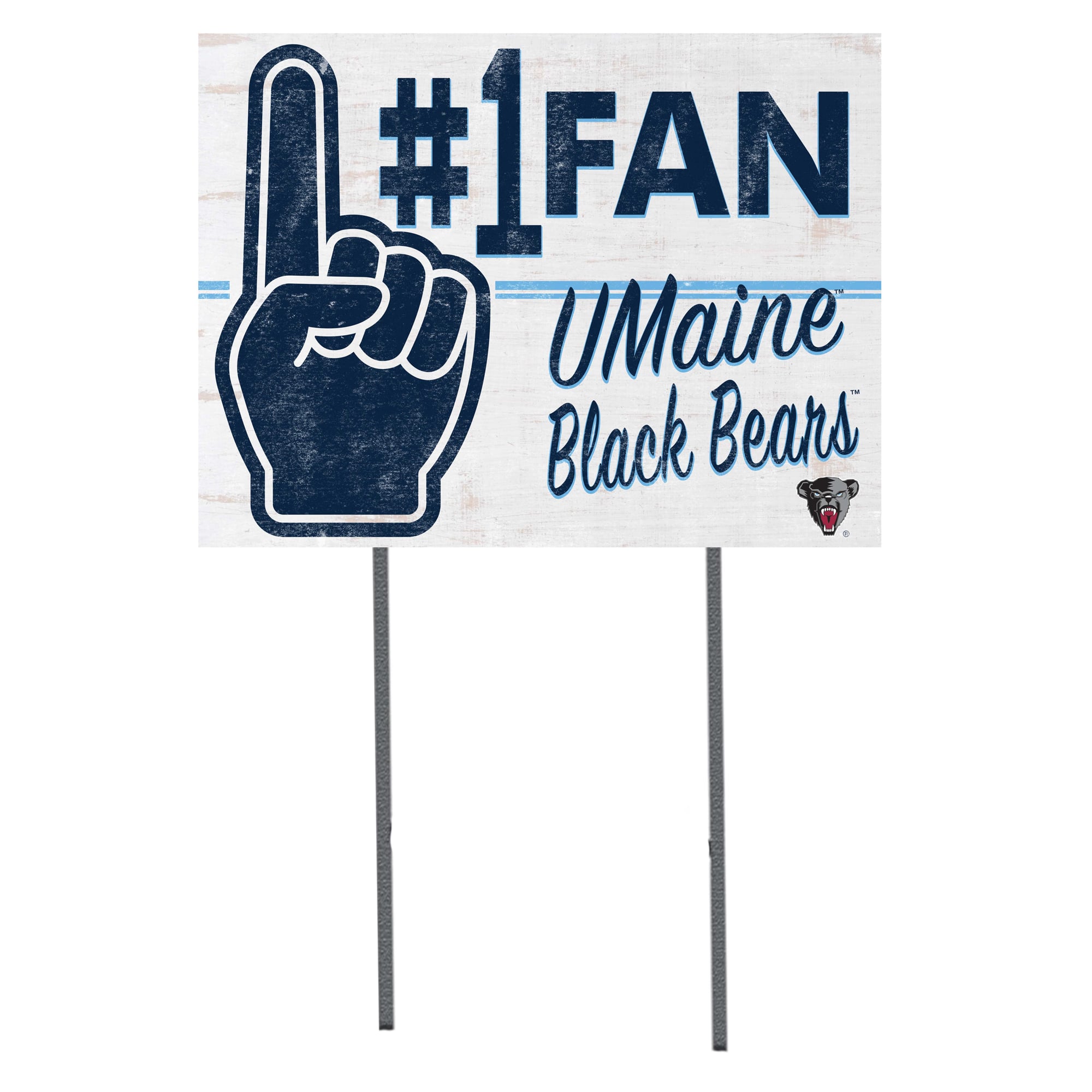 Maine Black Bears 18'' x 24'' #1 Fan Yard Sign