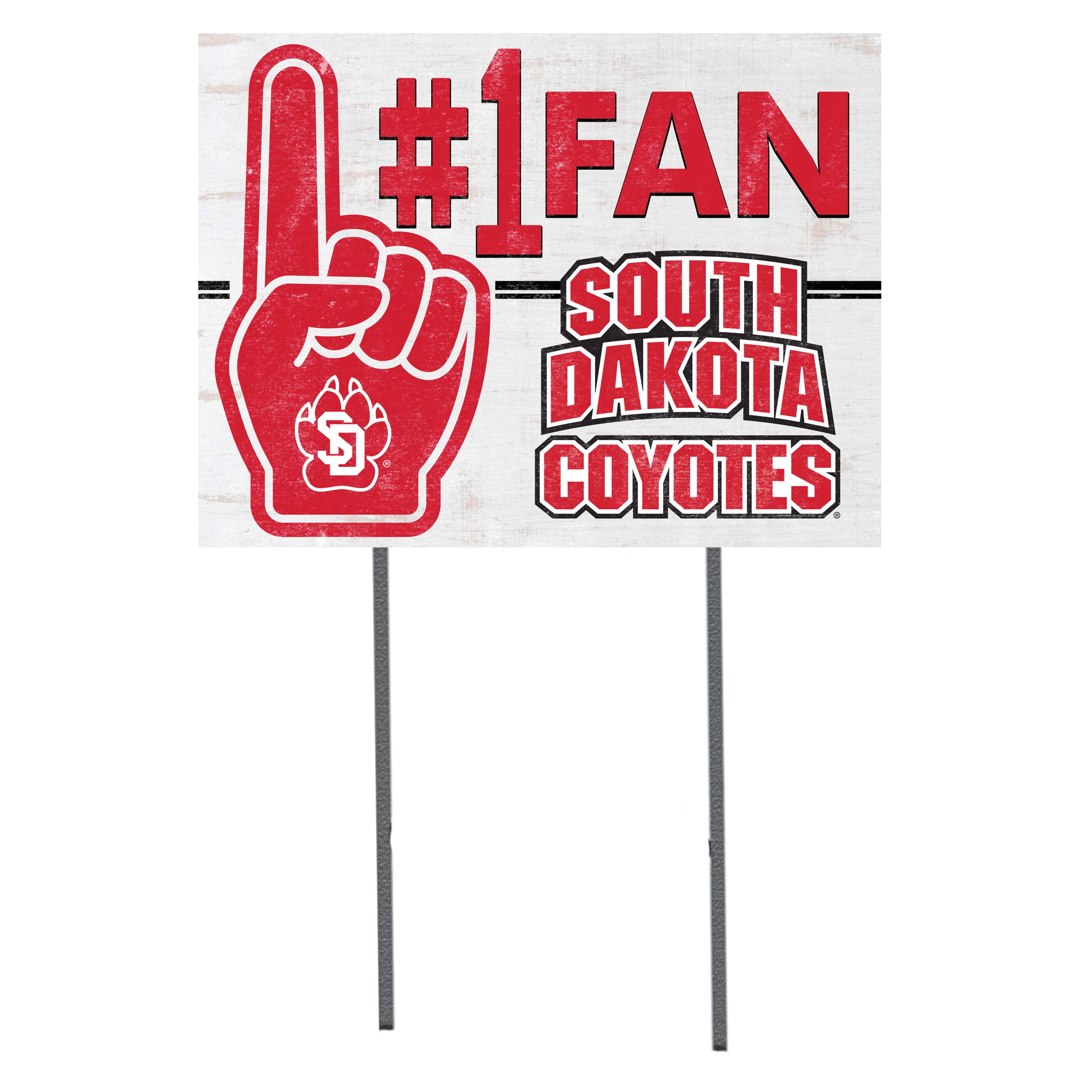 South Dakota Coyotes 18'' x 24'' #1 Fan Yard Sign