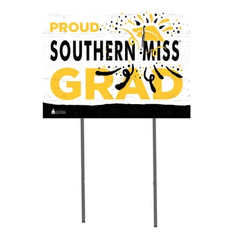 Southern Miss Golden Eagles 18'' x 24'' Proud Grad Yard Sign