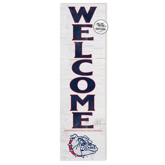 White Gonzaga Bulldogs 10'' x 35'' Indoor/Outdoor Welcome Sign