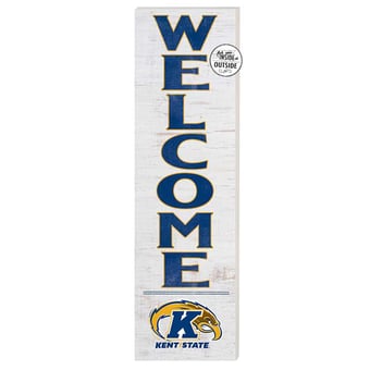 White Kent State Golden Flashes 10'' x 35'' Indoor/Outdoor Welcome Sign