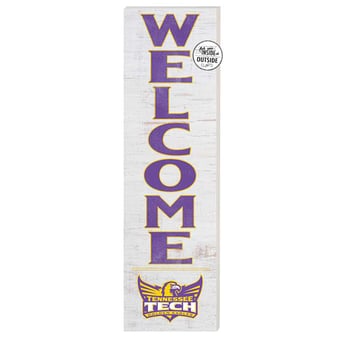 White Tennessee Tech Golden Eagles 10'' x 35'' Indoor/Outdoor Welcome Sign