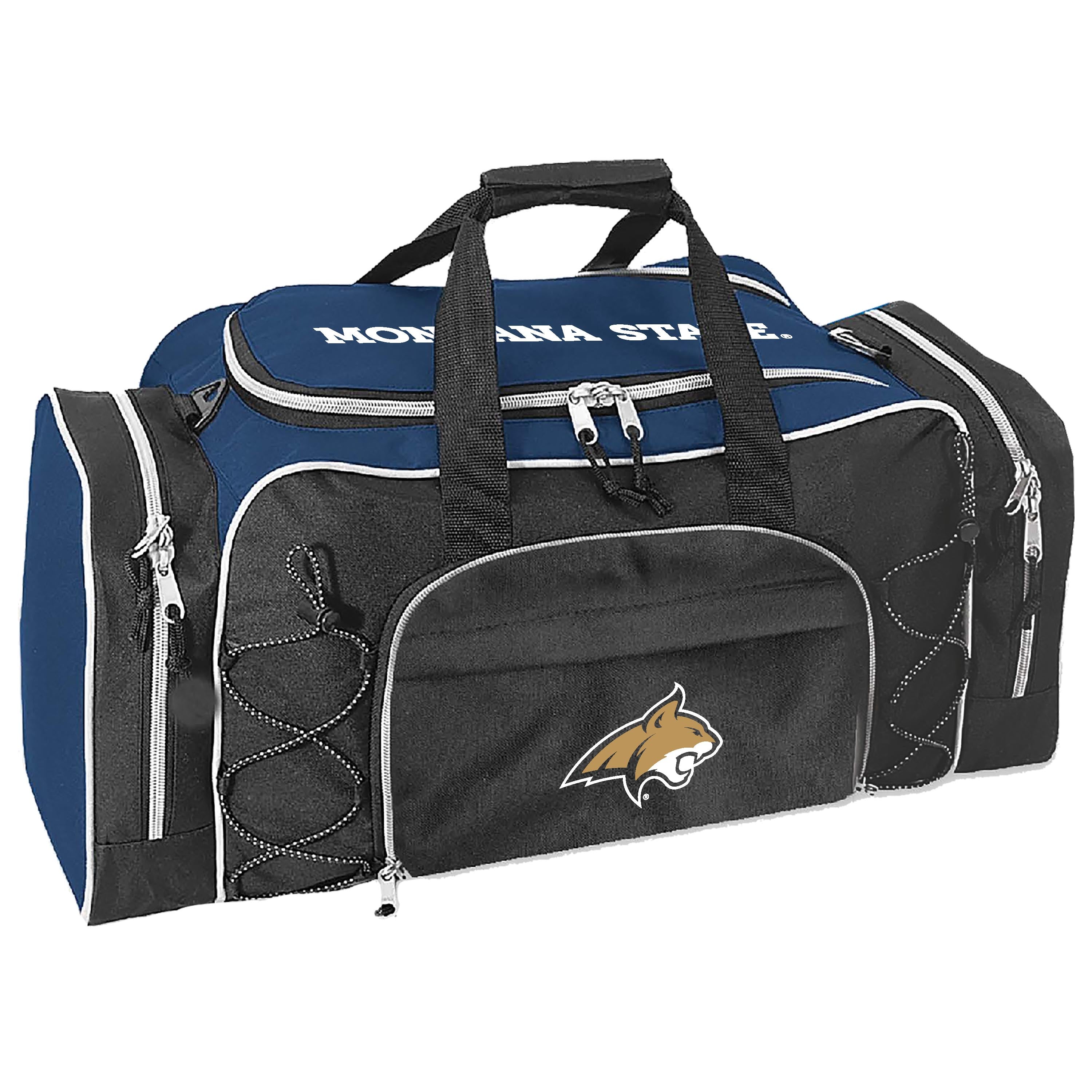 Navy Montana State Bobcats Action Pack Duffel Bag
