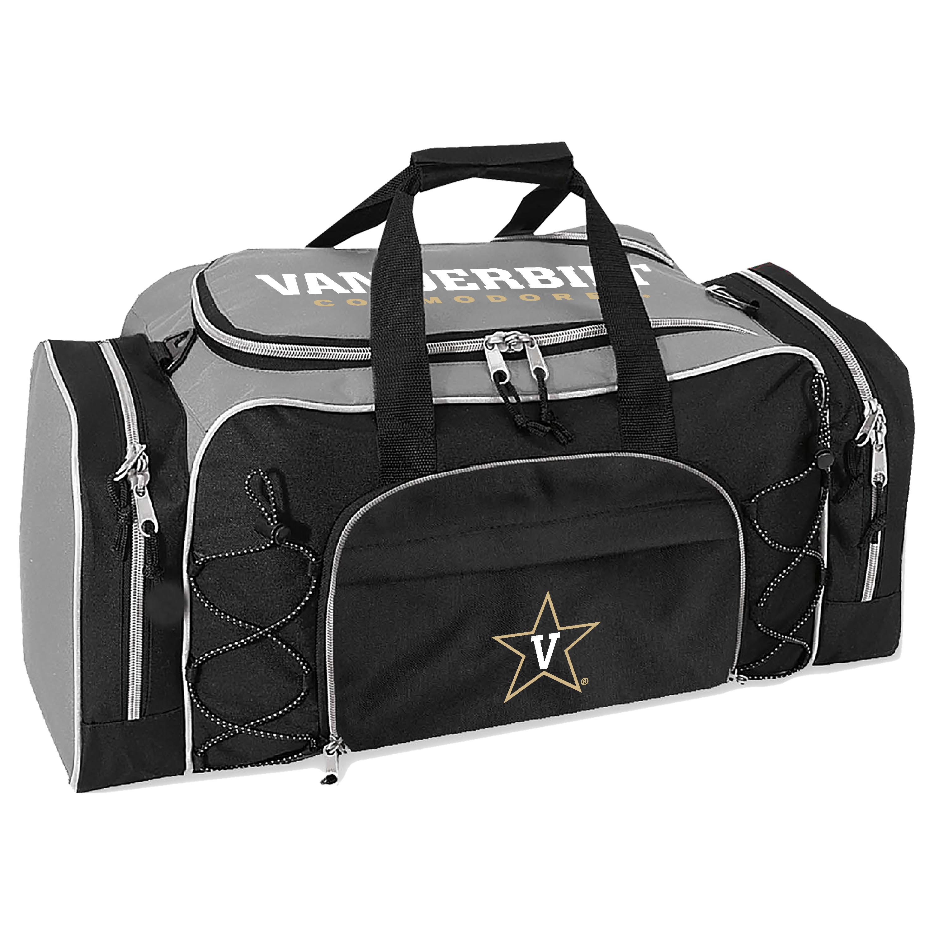 Gray Vanderbilt Commodores Action Pack Duffel Bag Gray Vanderbilt Commodores Action Pack Duffel Bag