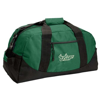 Green South Florida Bulls Dome Duffel Bag