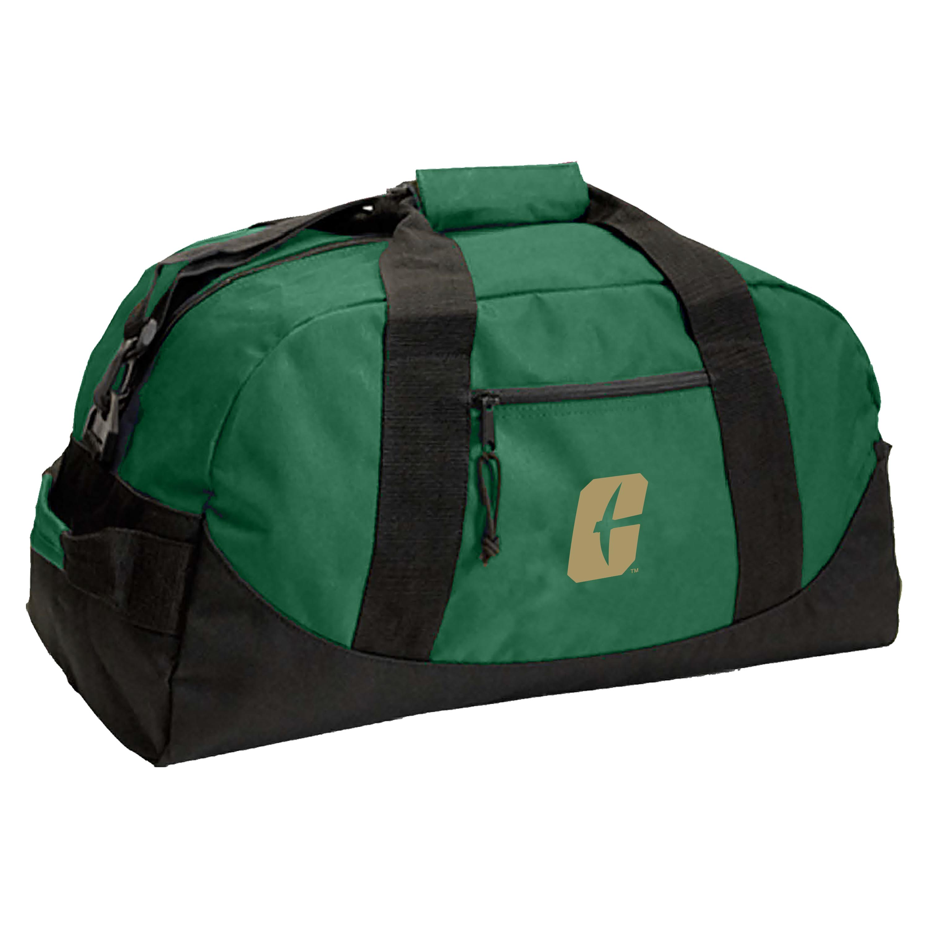 Green Charlotte 49ers Dome Duffel Bag