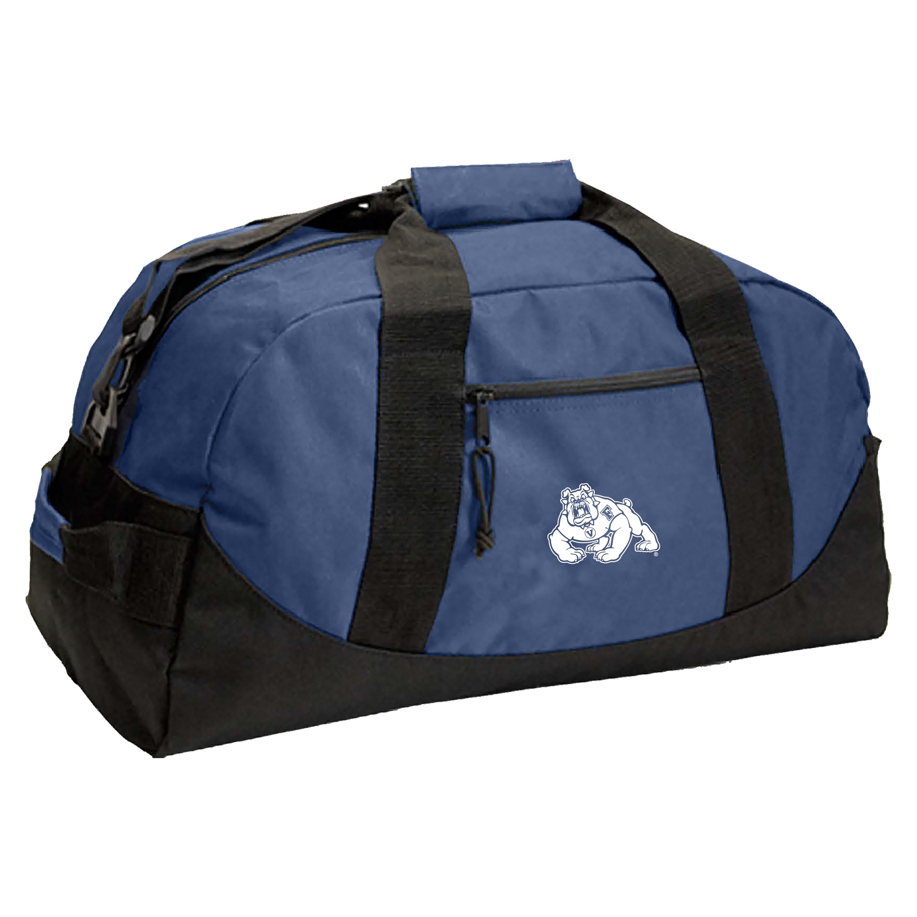 Navy Fresno State Bulldogs Dome Duffel Bag