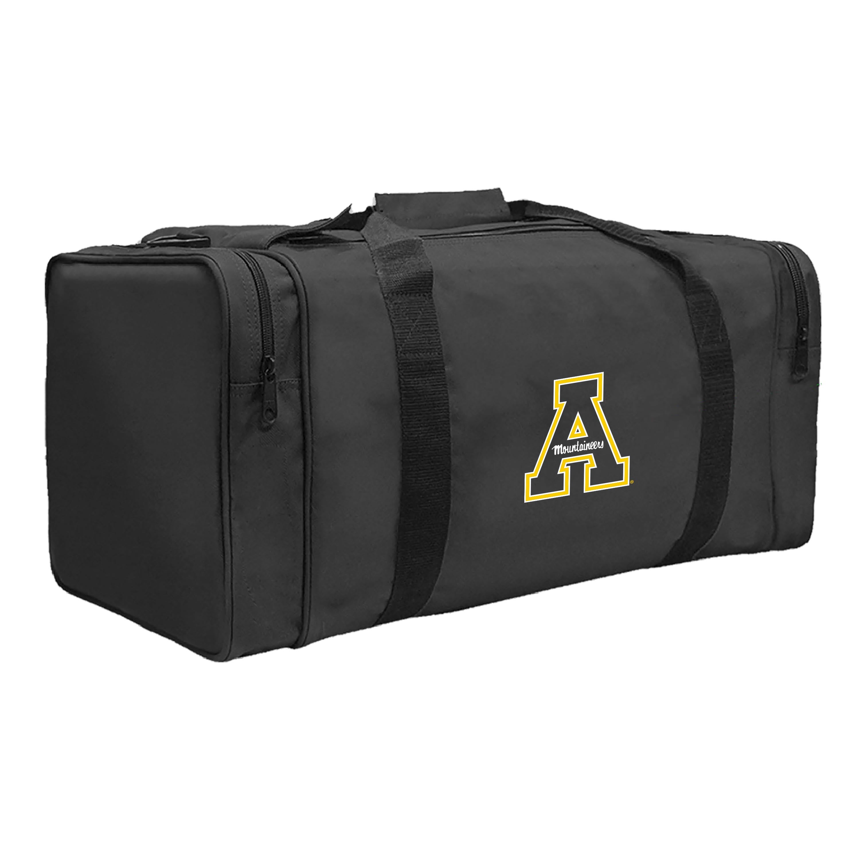 Black Appalachian State Mountaineers Gear Pack Square Duffel Bag