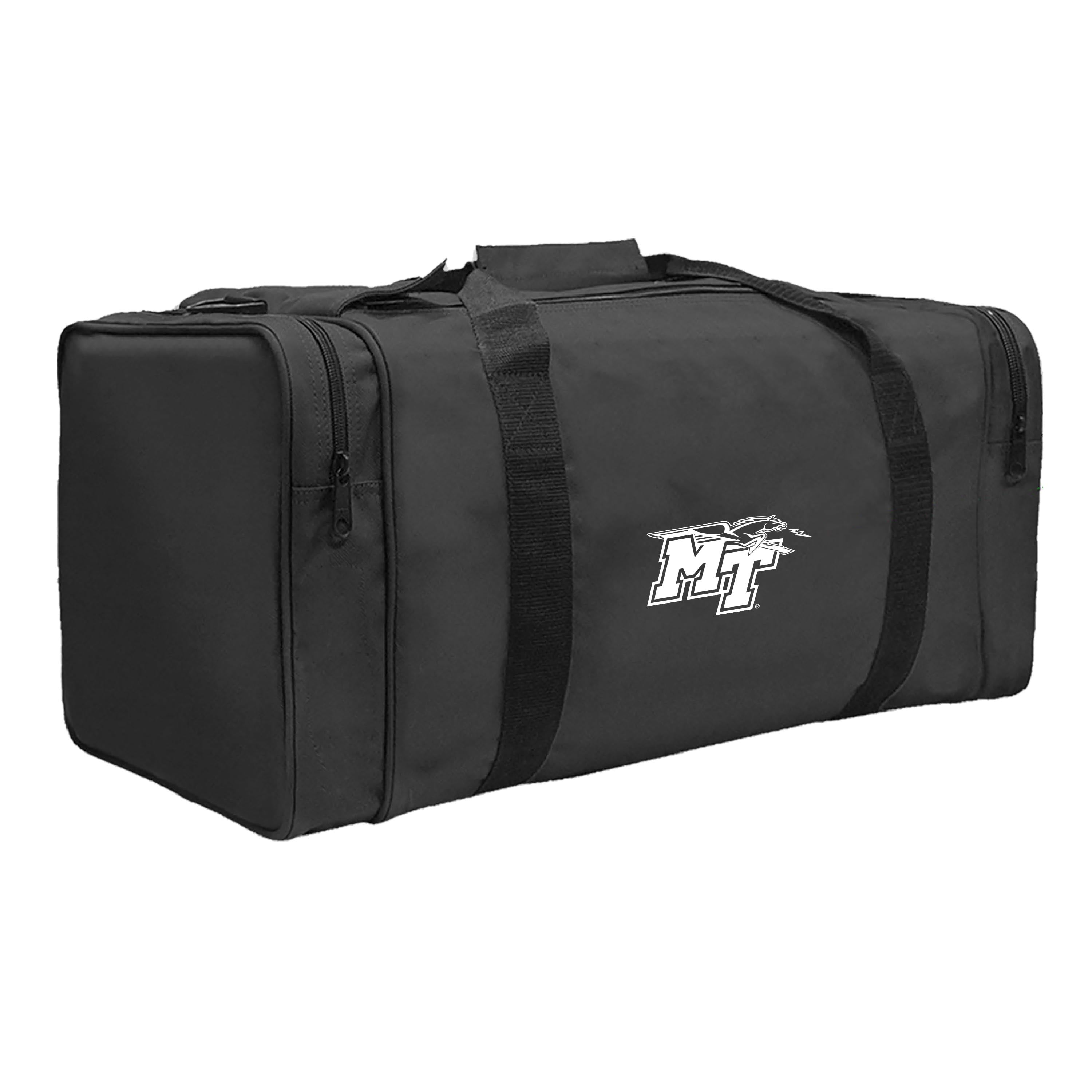 Black MTSU Blue Raiders Gear Pack Square Duffel Bag