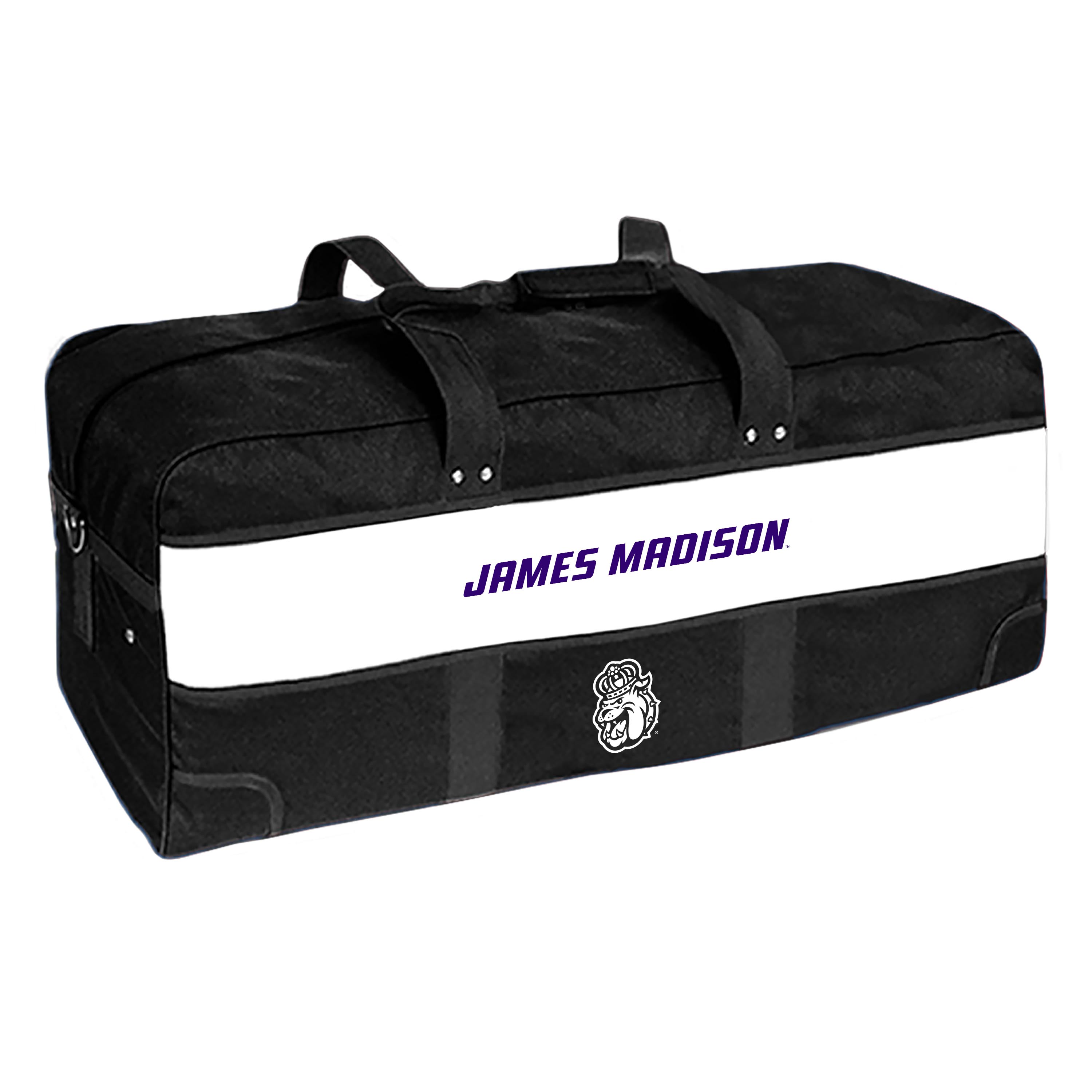 Black James Madison Dukes Mega Pack Hockey Bag