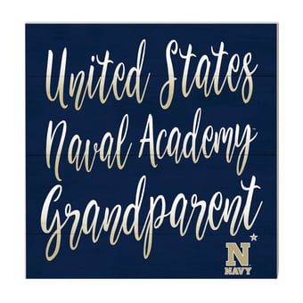 Navy Navy Midshipmen 10'' x 10'' Grandparent Plaque
