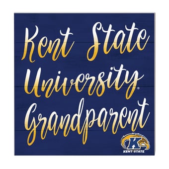 Navy Kent State Golden Flashes 10'' x 10'' Grandparent Plaque