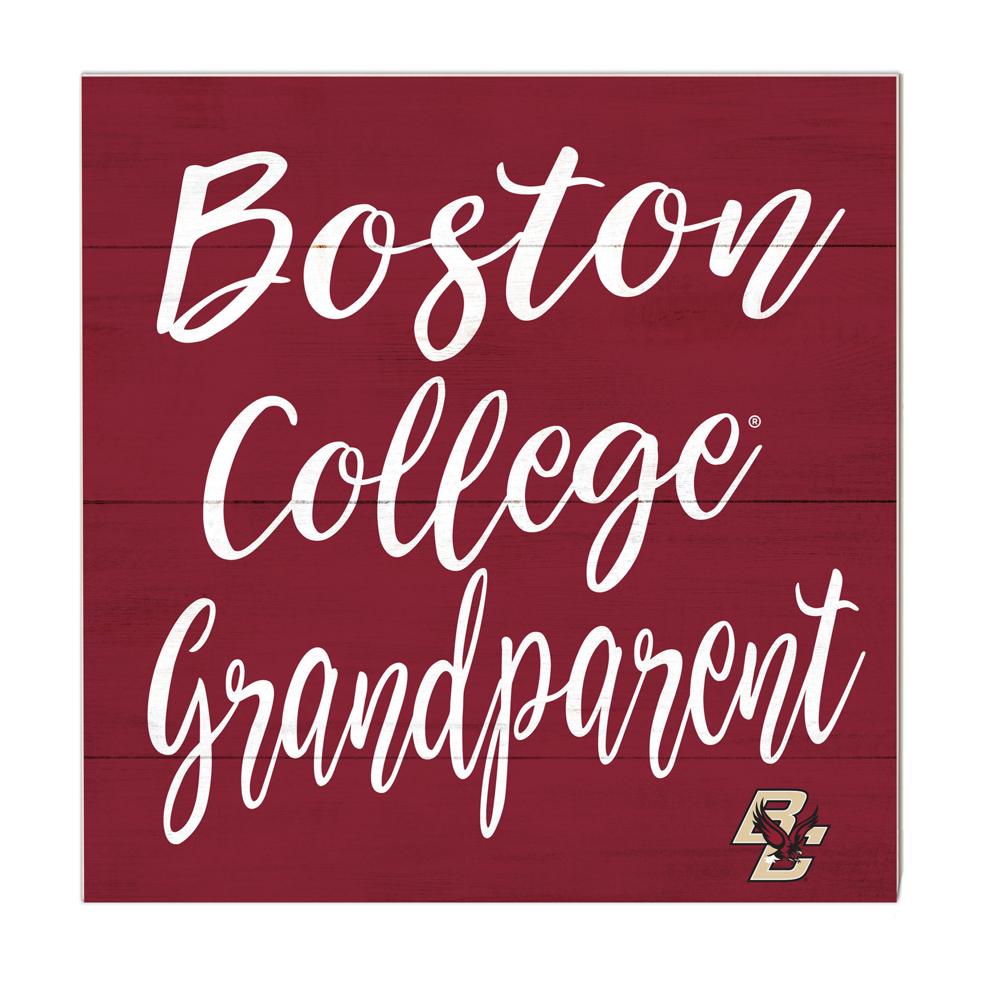 Maroon Boston College Eagles 10'' x 10'' Grandparent Plaque
