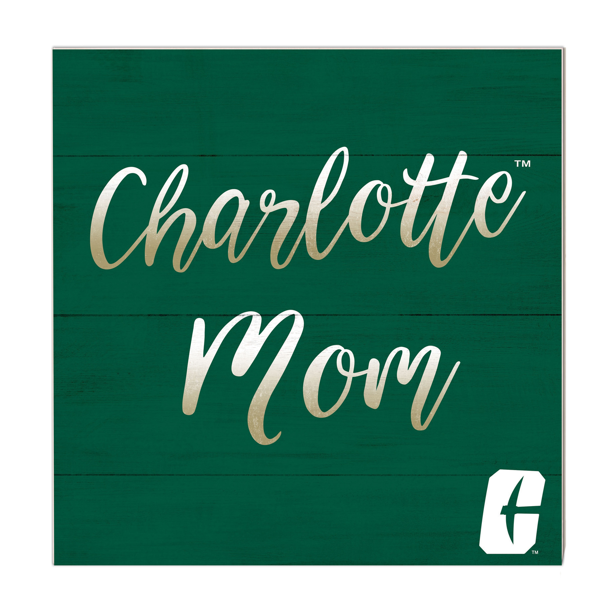 Charlotte 49ers 10'' x 10'' Mom Plaque