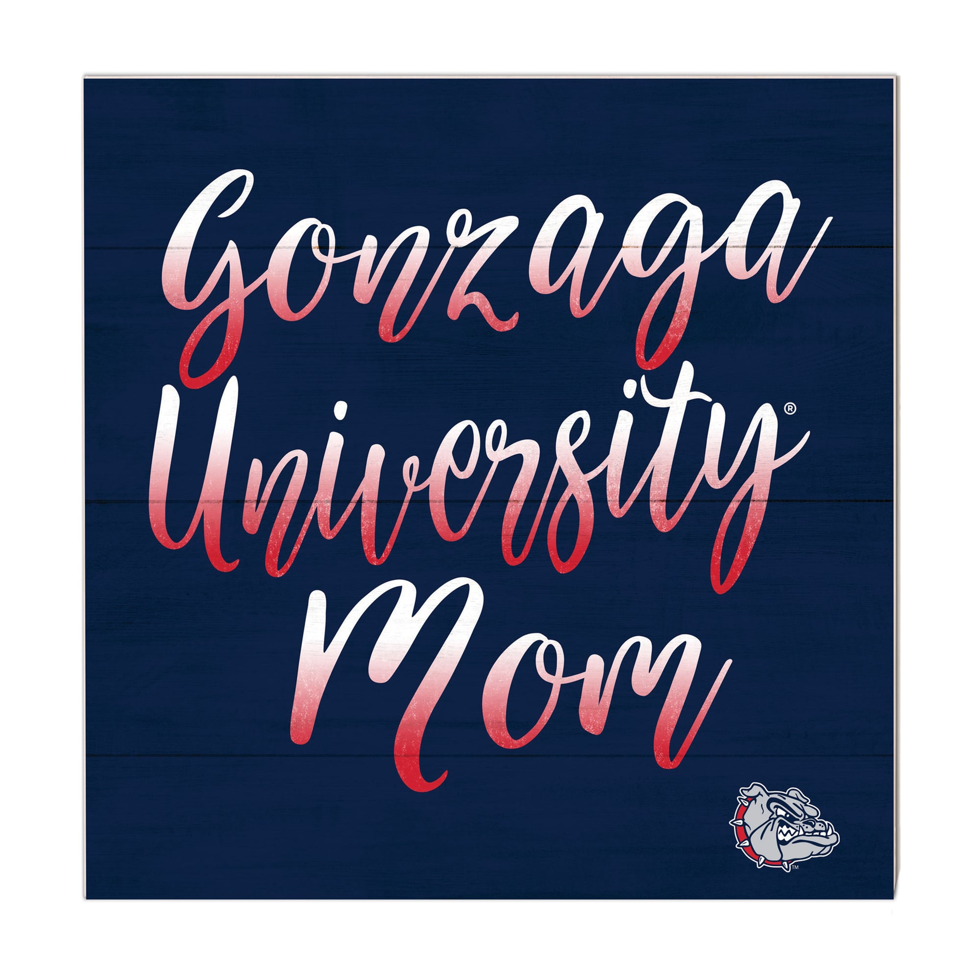 Gonzaga Bulldogs 10'' x 10'' Mom Plaque