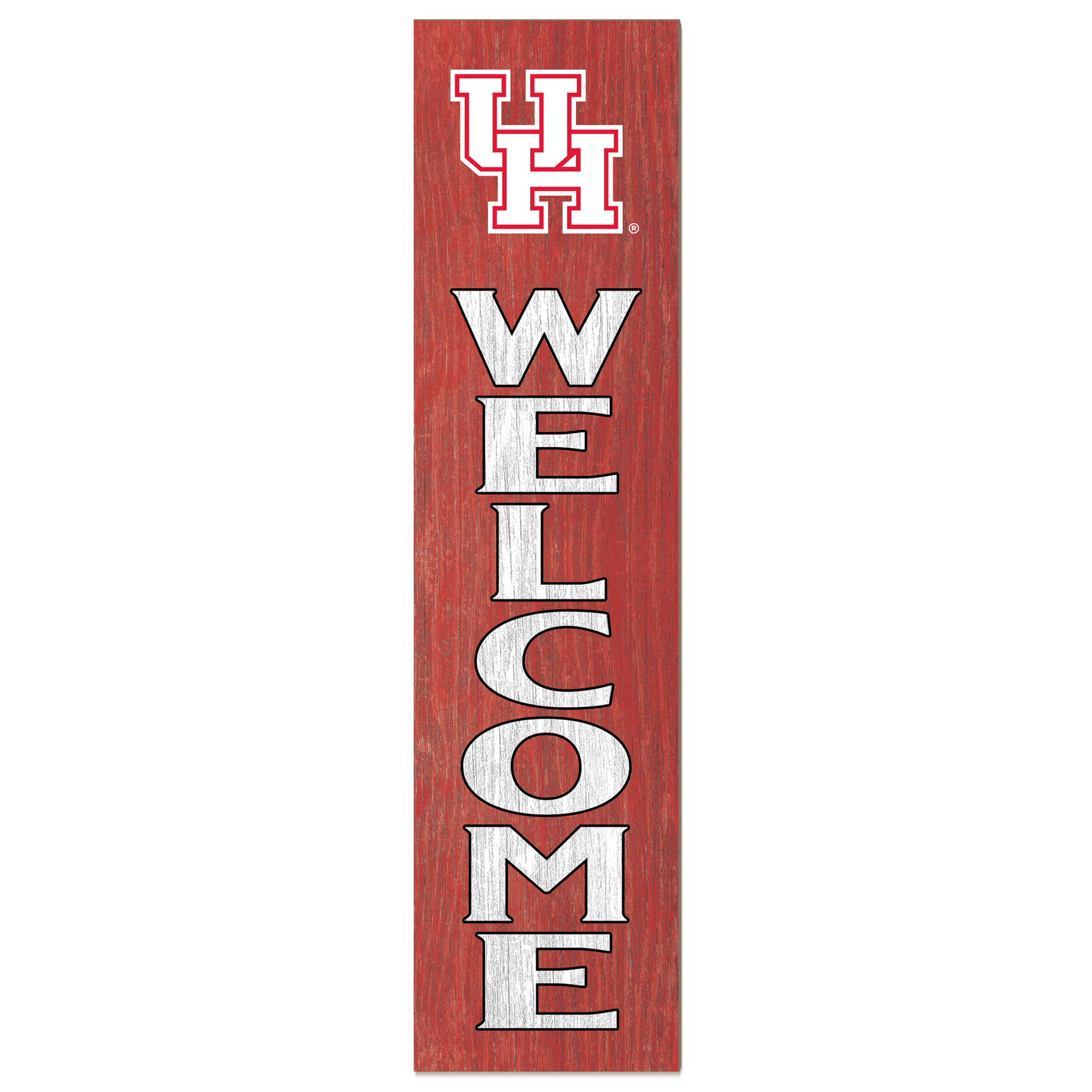 Houston Cougars 12'' x 48'' Welcome Leaner