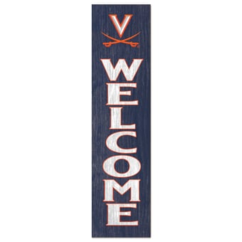 Virginia Cavaliers 12'' x 48'' Welcome Leaner
