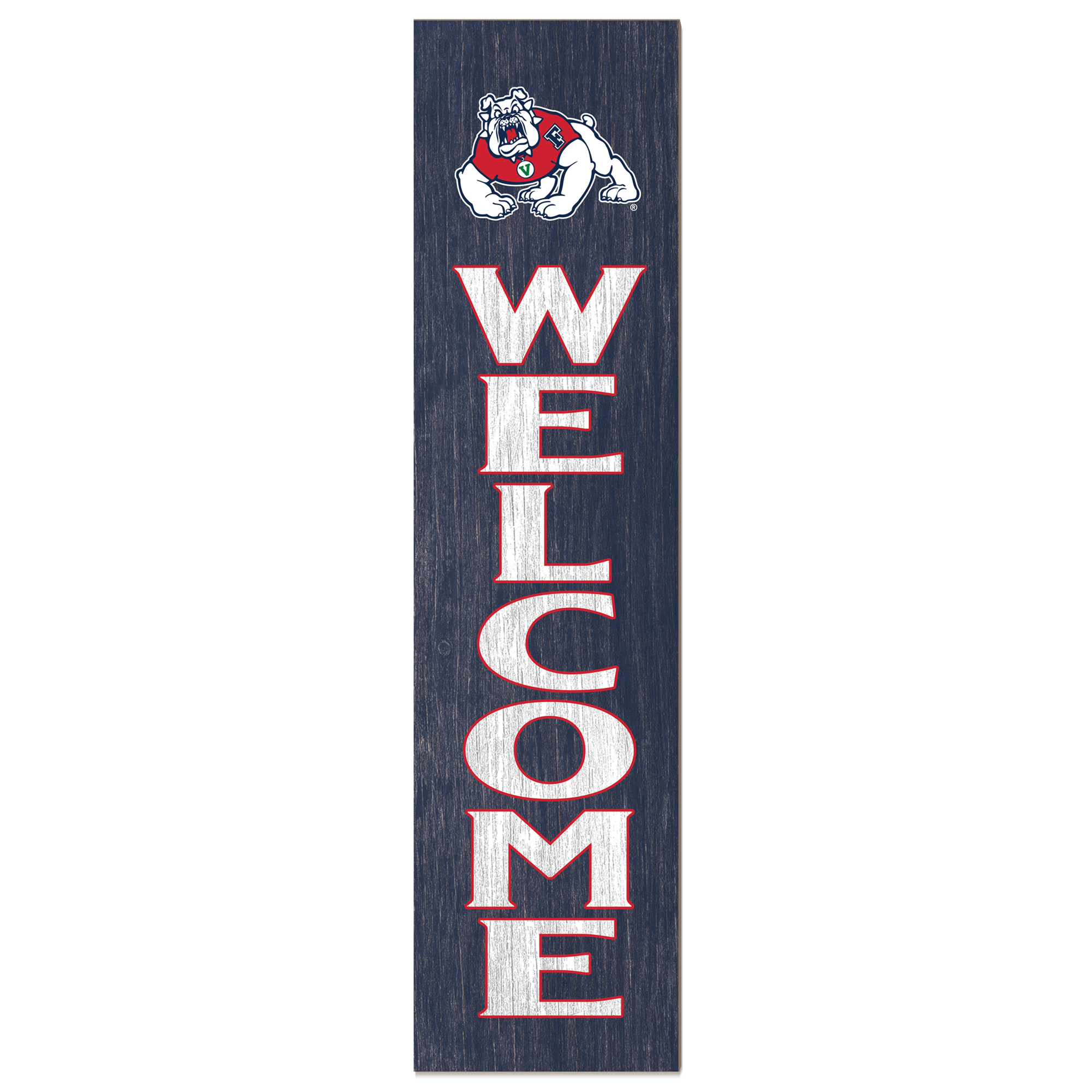 Fresno State Bulldogs 12” x 48” Welcome Leaner Fresno State Bulldogs 12” x 48” Welcome Leaner