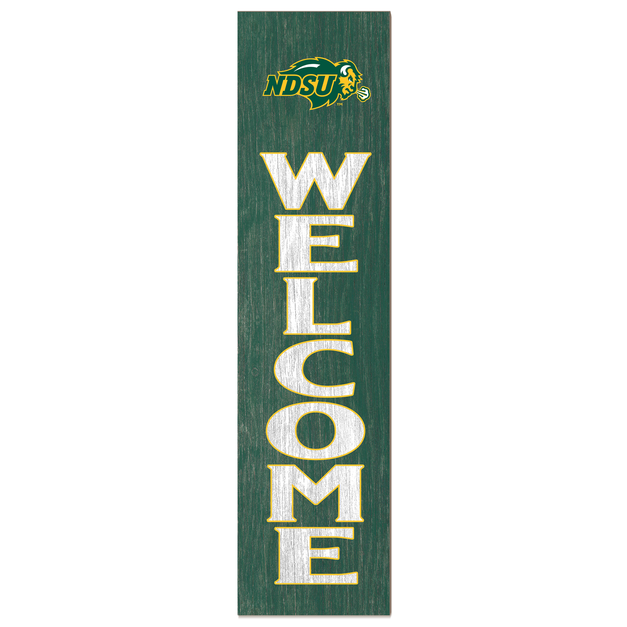 NDSU Bison 12'' x 48'' Welcome Leaner