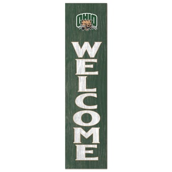 Ohio Bobcats 12'' x 48'' Welcome Leaner