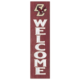 Maroon Boston College Eagles 12'' x 48'' Welcome Outdoor Leaner