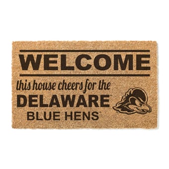Delaware Fightin' Blue Hens 18" x 30" Welcome Doormat