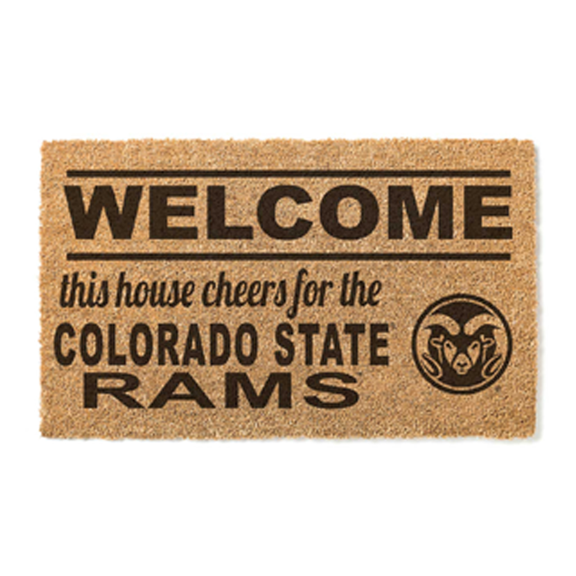 Colorado State Rams 18" x 30" Welcome Doormat