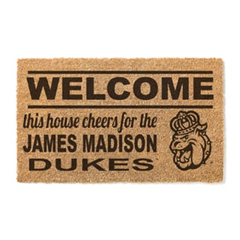 James Madison Dukes 18" x 30" Welcome Doormat