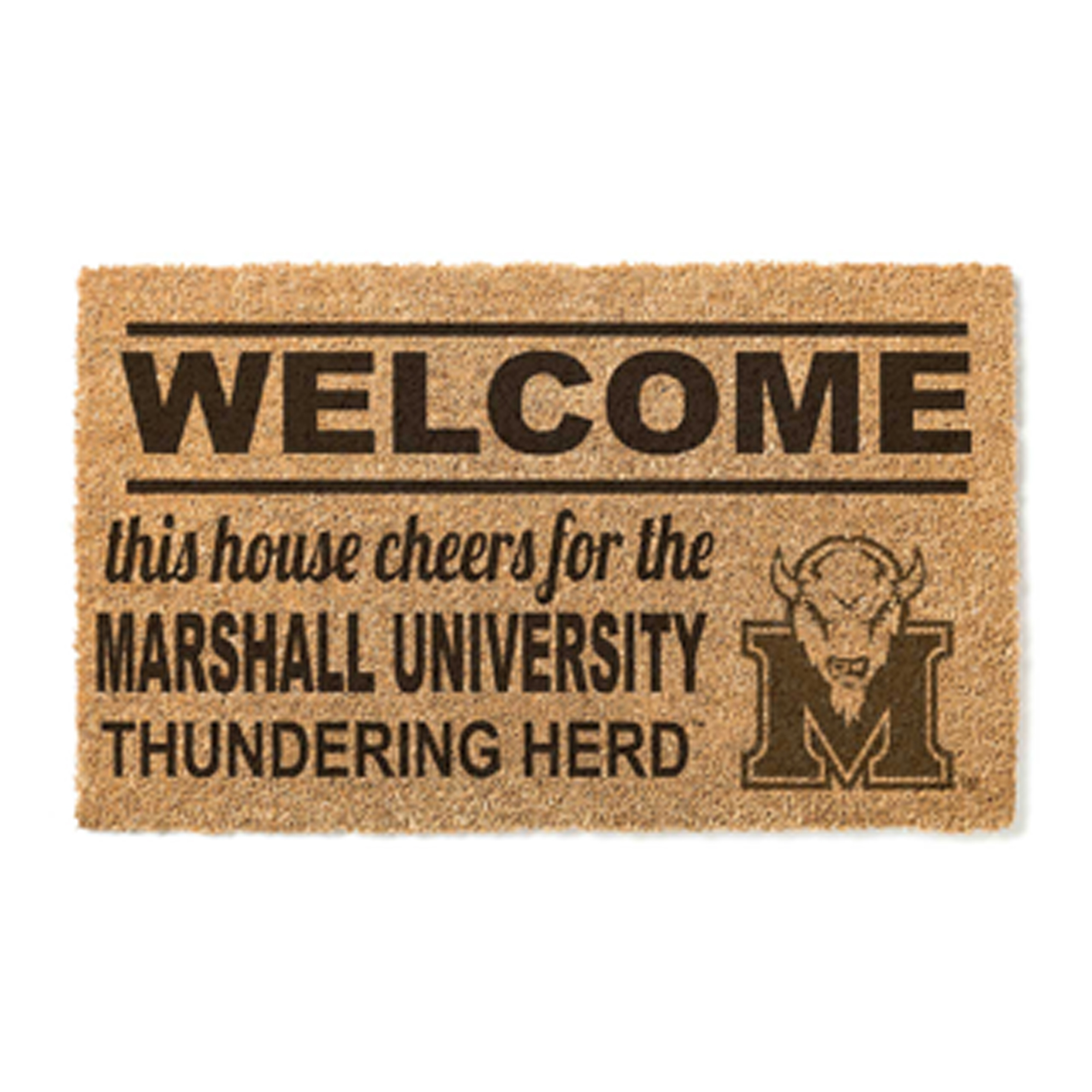 Marshall Thundering Herd 18" x 30" Welcome Doormat