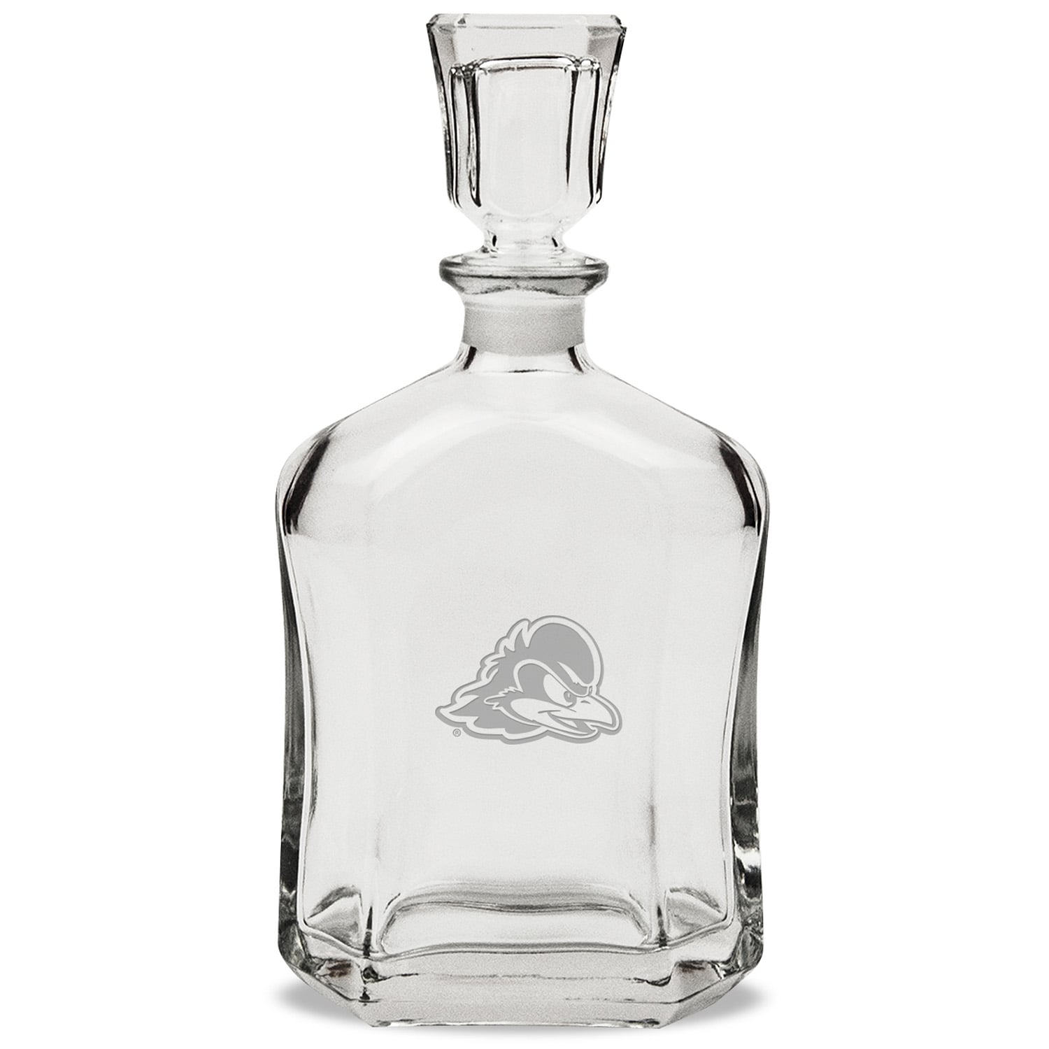 Delaware Fightin' Blue Hens 23.75oz. Crystal Whiskey Decanter