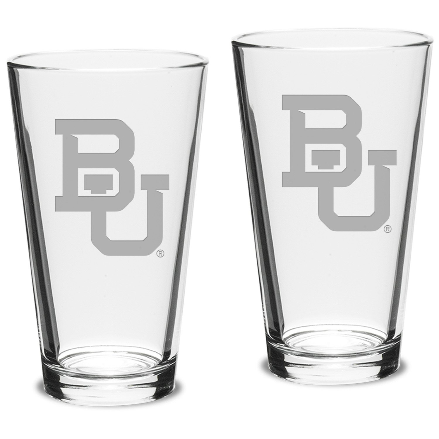 Baylor Bears 16oz. 2-Piece Classic Pub Glass Set