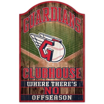 WinCraft Cleveland Guardians 11'' x 17'' Americana Wood Sign